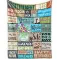 thumbnail image 1 of Retirement Gifts for Women, Retirement Gifts for Men, Retirement Gifts, Retirement Gifts for Women 2024 Coworkers Colleague Senior Gifts for Retired Blanket 50" × 60", 1 of 5