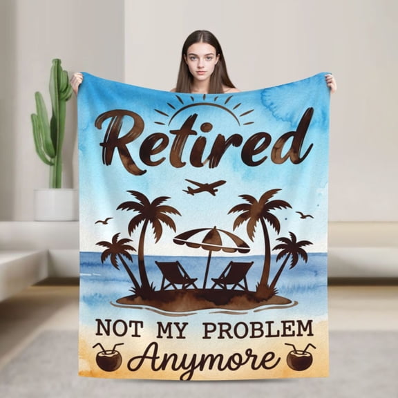Retirement Gifts for Women Men, Retirement Blanket Gifts, Coworker Leaving Gifts, Farewell Going Away Gifts, Retirement Gifts for Colleagues, Friends, Teachers, Nurses, Doctor, Boss 50x40