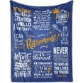 thumbnail image 1 of Retirement Gifts for Women Men, Retirement Blanket, Retirement Gift, Best Female Retirement Gifts Ideas, Funny Retired Gifts for Dad, Doctors, Farewell Gifts for Coworker Throw Blanket 60"x 80", 1 of 6