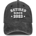 thumbnail image 1 of Retirement Gifts for Men Women 2023 Retired Hat Gift Ideas Embroidered Baseball Cap, 1 of 6
