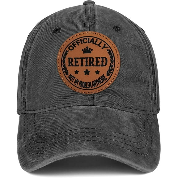 Retirement Gifts for Men Women 2025 Funny Retired Hat Retirement Party Decoration 100% Cotton Baseball Cap