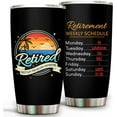 thumbnail image 1 of Retirement Gifts for Men & Women 2025 "Retired Not My Problem Anymore" Tumbler Cup, 20oz Insulated Mug, Perfect Farewell Gift for Coworkers Leaving, 1 of 6