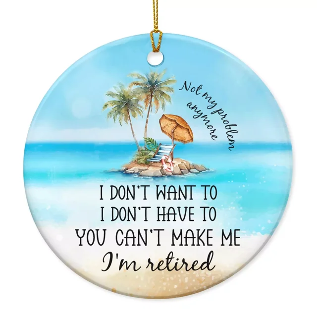 Retirement Gifts for Men Women Christmas Ornaments 2024 Farewell