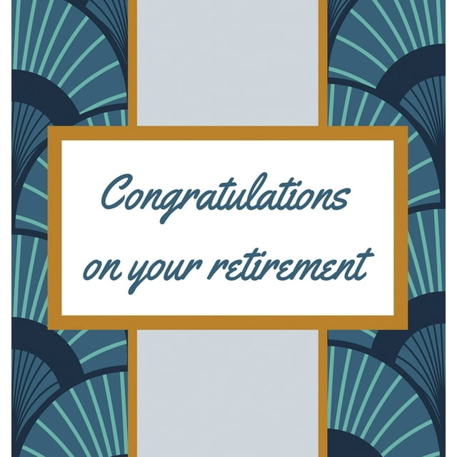 Retirement Guest Book with lined pages (hardback) (Hardcover)