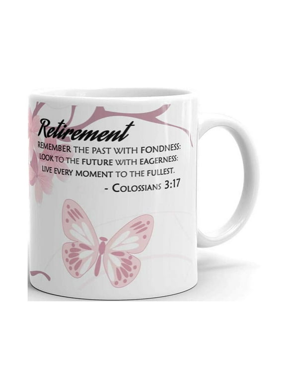 Retirement It's Time To Enjoy Coffee Tea Ceramic Mug Office Work Cup Gift11 oz