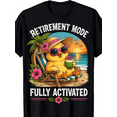 thumbnail image 1 of Retirement Mode Fully Activated Funny Retirement T-Shirt for Women Tropical Beach Vacation Graphic Tee, 1 of 5