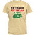 thumbnail image 1 of Retirement No Tension Just Pension Yellow Haze Adult T-Shirt - Large, 1 of 1