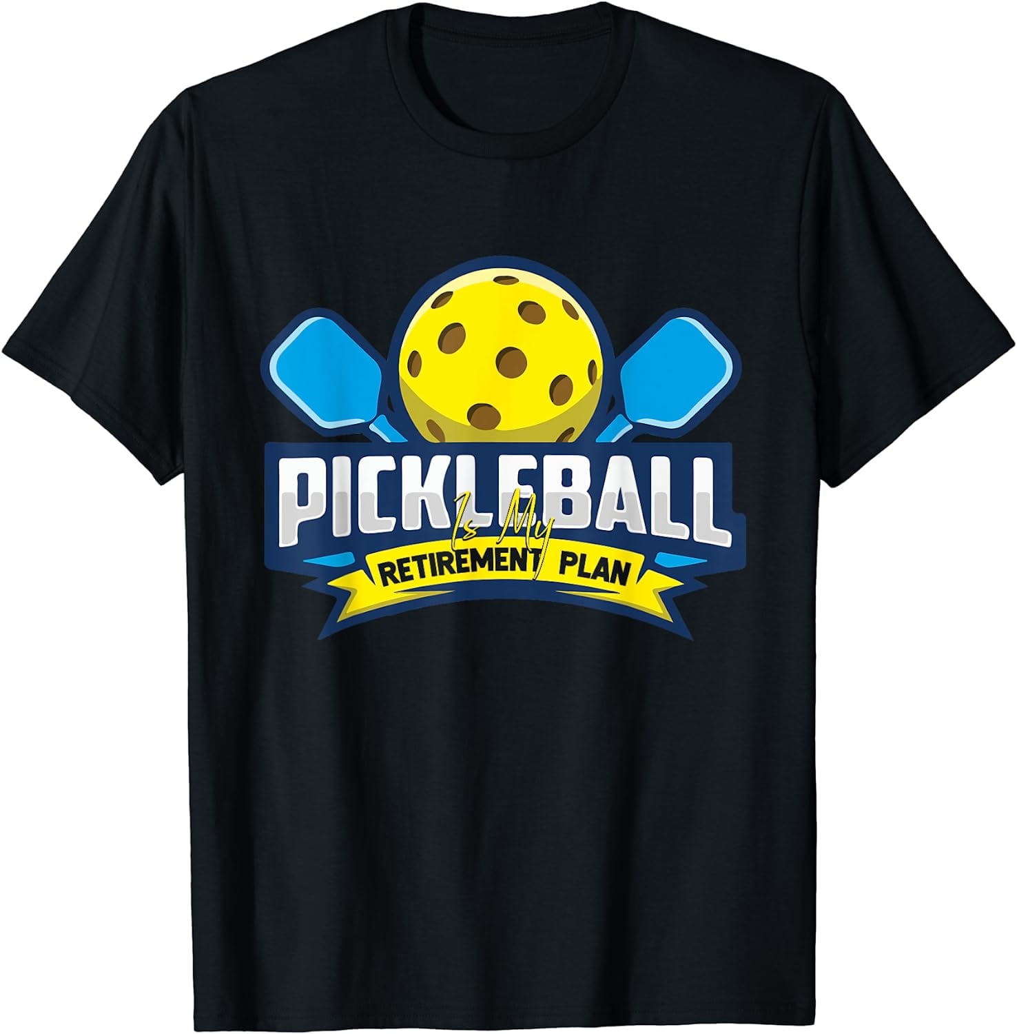 Retirement Pickleball Apparel Pickle Ball T-Shirt - Walmart.com
