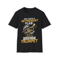 thumbnail image 1 of Retirement Plan Playing Trumpet Musician Player Music Expert Tee, 1 of 4