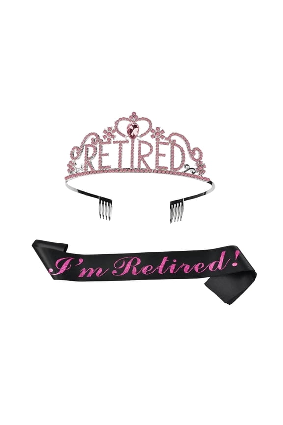Retirement Sash And For Rhinestone Letter With Alloy & Adjustable Sash Retirement Party Stack Bracelets for Women Beaded Bracelet Bracelet Tennis Bracelet Stack for Women Handmade Bracelet Womens