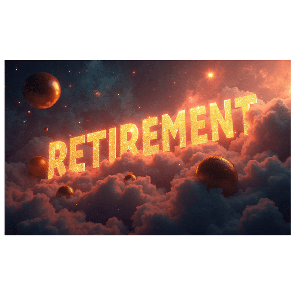 Retirement Themed Golden Backdrop Banner with Clock Element Party Decoration Background for Retirement Parties Photo Booths Memory Keepsakes Celebrations