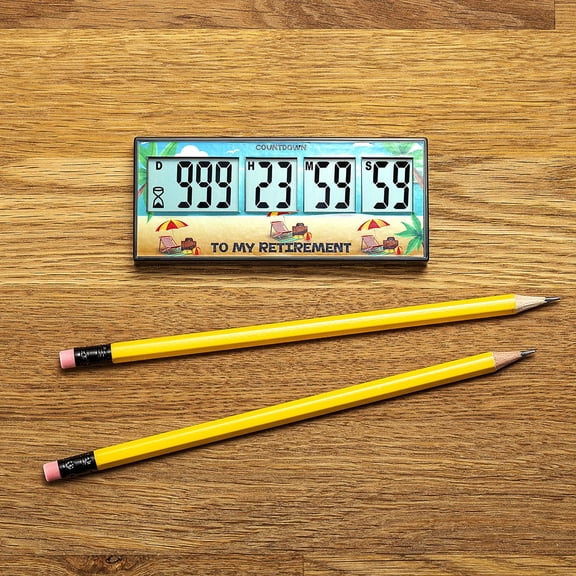 Retirement Timer up to 999 days, countdown and alarm by (Retirement)$$Home Decor, Kitchen, & Other