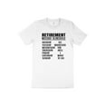 thumbnail image 1 of Retirement Weekly Schedule T-Shirt, Vacation Tee, Social Security Tee, Funny 50th Birthday Gift, Gift For Grandpa, Grandparents Gifts, 1 of 10