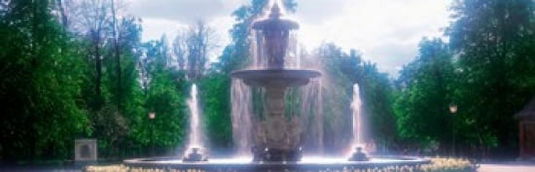 Retiro Park Madrid Spain Canvas Art - Panoramic Images (18 x 6)