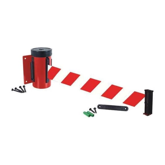 Retractable Belt Barrier,10 ft.,Red WM700RD-RWD-RE
