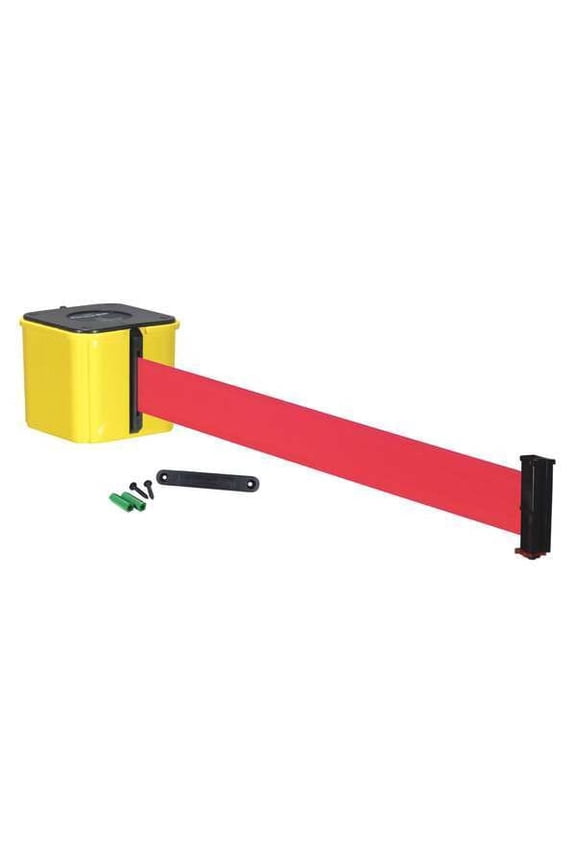 Retractable Belt Barrier,30 ft.,Red WM412YW30-RD-RE