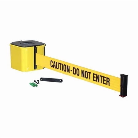 Wall Barrier, 15ft -CAUTION DO NOT ENTER WM412YW15-CAU-RE