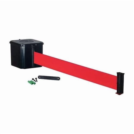 Retracta-Belt Wall Barrier, 30ft Red Belt WM412SB30-RD-RE