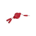 thumbnail image 1 of Retractable 3.2 inch Headphone Splitter (3.5mm Male to 2 3.5 mm Female) Cable [Ideal for phones, laptops, tablets, etc.], 1 of 4