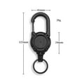 thumbnail image 1 of Retractable ABS Backpack Buckle with Carbon Fiber Rope Impact and Weather Resistant, Perfect for Hiking, Camping, and Work, 1 of 1