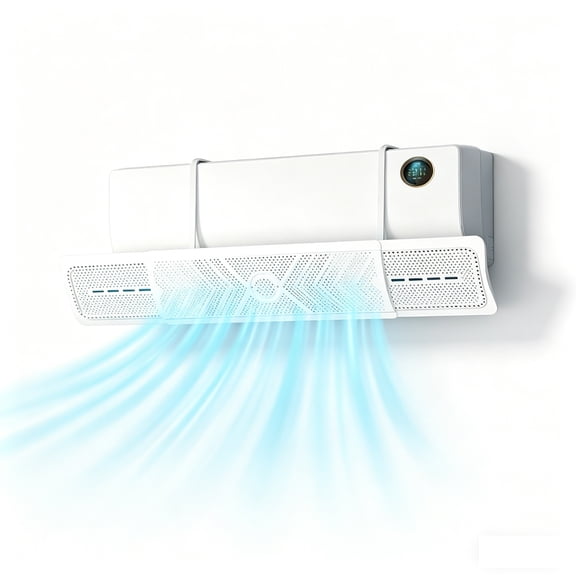 Retractable Air Conditioner Air Deflector,Confinement Air Deflector Outlet Air Wing Air Cooled Anti Blast Baffle Wind Direction Telescopic Windshield Vents Sidewall Ceiling Registers for Home