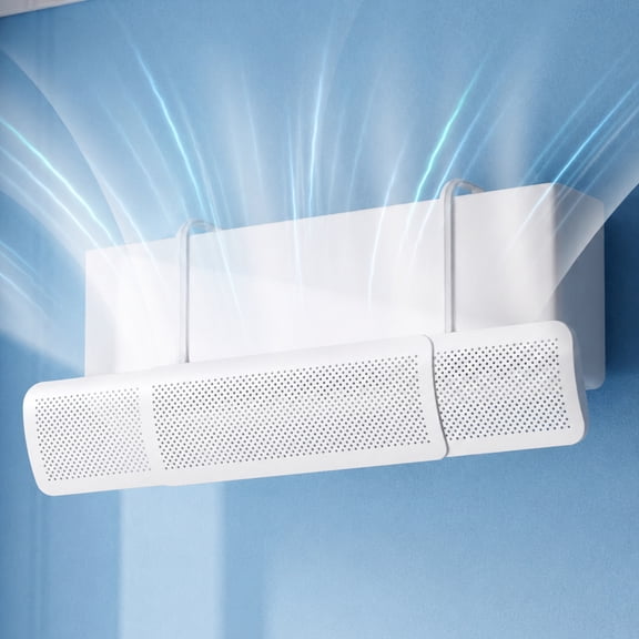 Retractable Air Conditioner Deflector, Adjustable AC Vent Wind Diverter Cover, Telescopic Baffle Guide to Avoid Direct Blowing