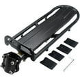 thumbnail image 1 of Retractable Aluminum Bike Rear Rack - Universal Cargo Rack Mount for Bicycle, 1 of 7
