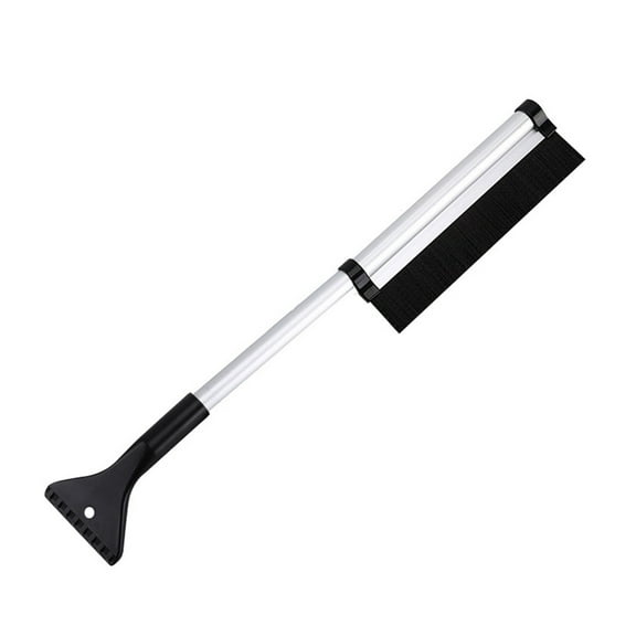 Retractable Aluminum Car Snow Shovel, Portable Multifunctional Snow Brush & Ice Chopper, Compact Storage for Winter Emergencies.