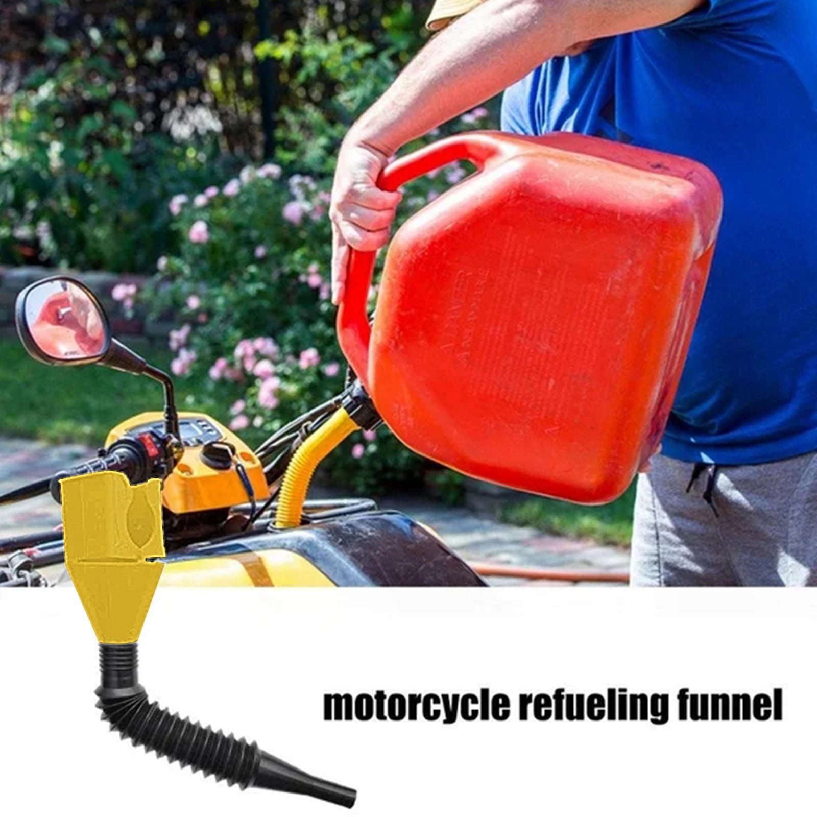Retractable Auto Fuel Funnel All Purpose Automotive Funnels Flexible