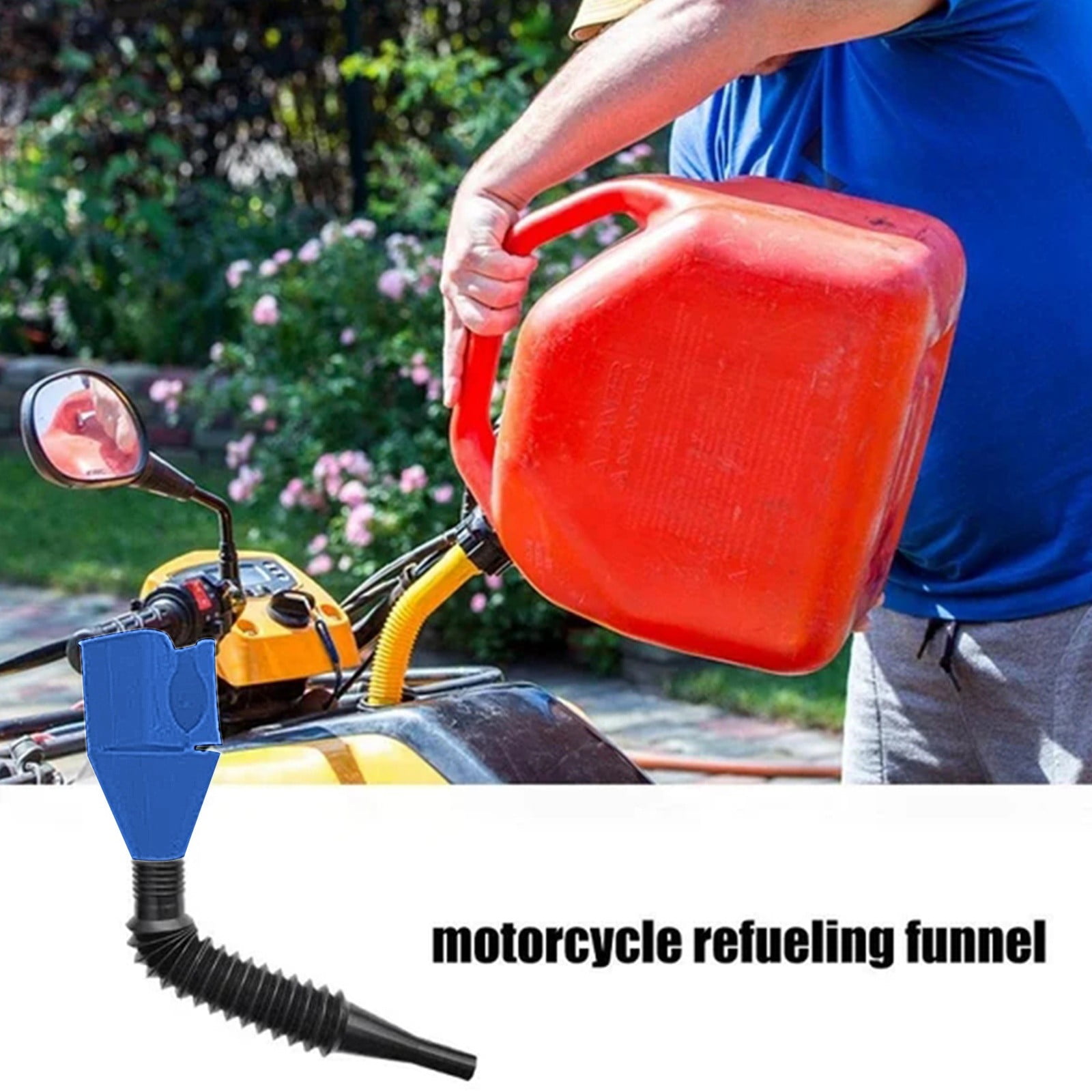 Retractable Auto Fuel Funnel All Purpose Automotive Funnels Flexible