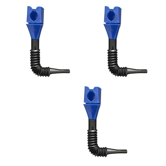 Retractable Auto Funnel, Kadlawus 3PC Flexible Funnel Set for Oil and Fluids, Self-Shaping and Reusable, Leak-Proof Seal, Easy to Clean and Store, Perfect for Car Maintenance, Motorcycles