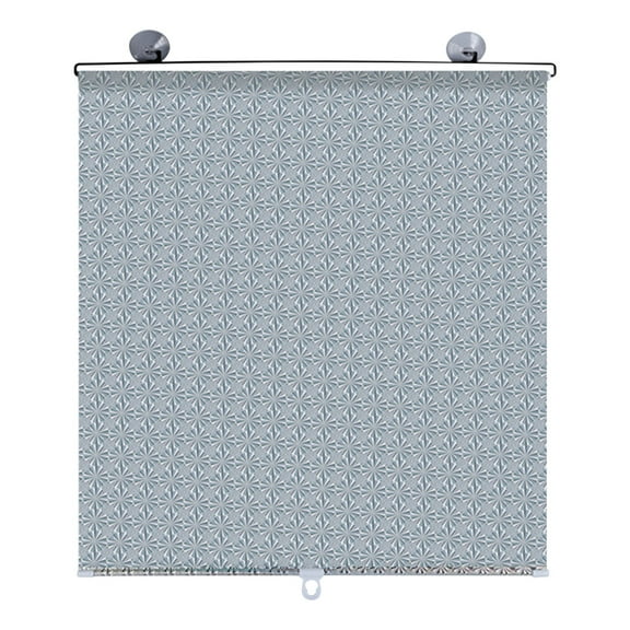 Retractable Automatic Rolling Car Window Sunshade, Heat Insulation Privacy Sun Visor, Mesh Plastic Suction Cup Car Sun Blind, Suitable for Vehicle Bedroom Office Living Room Window Curtain, 1Pc