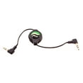 thumbnail image 1 of Retractable Aux Cable 3.5mm Adapter Car Stereo Aux-in Audio Cord Speaker Jack Wire G1N for Samsung Galaxy J3 Emerge S7 Edge Tab E NOOK 9.6 (SM-T560) S8 active 4 NOOK 7.0 (SM-T230), 1 of 3