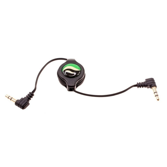 Retractable Aux Cable 3.5mm Adapter Car Stereo Aux-in Audio Cord Speaker Jack Wire G1N for Samsung Galaxy J3 Emerge S7 Edge Tab E NOOK 9.6 (SM-T560) S8 active 4 NOOK 7.0 (SM-T230)