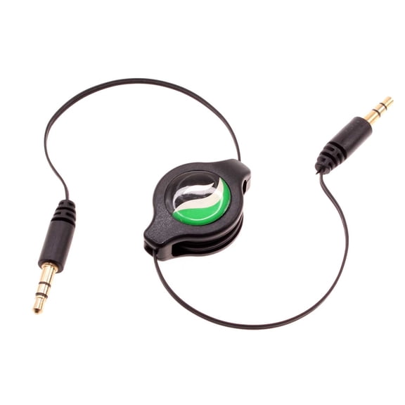 Retractable Aux Cable for iPad 10.2 (2019 7th Gen) - 3.5mm Adapter Car Stereo Aux-in Audio Cord Speaker Jack Wire