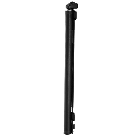 Retractable Baby Gate 72.8 in Wide 38.5 in Tall Security Lock Easy Walk Through Mesh Dog Gate for Stairs Hallways Indoor Outdoor Black