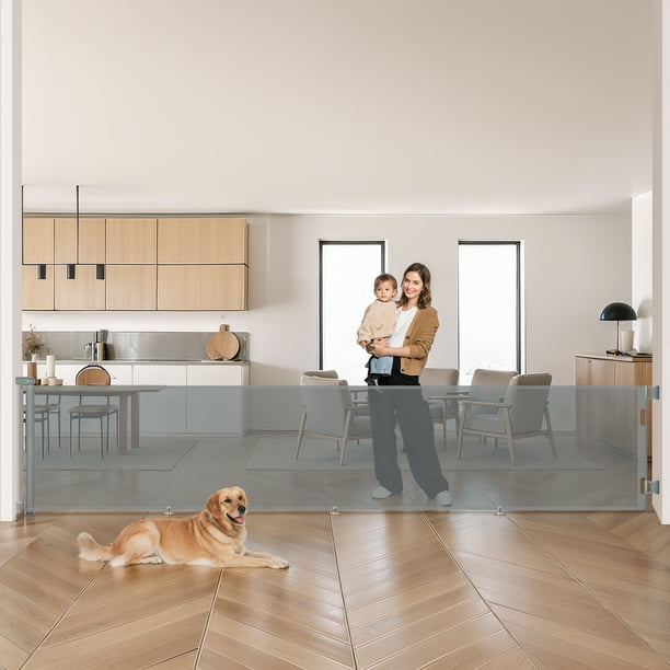 Retractable Baby Gate, Caveen 120″…