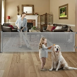 iMounTEK Extra Wide Retractable Baby Gates for Kids Pets for Doorways Stairs Hallways 118 X 33 Mesh Pet Gate for Dogs Indoor Adjustable Long Puppy Gate Walmart