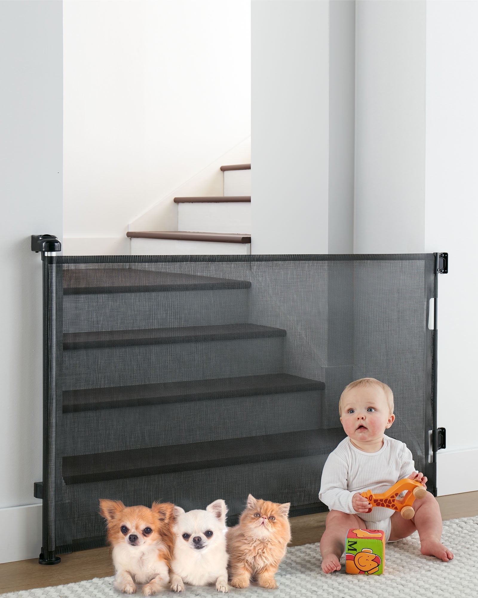 Cumbor Retractable Baby Gates, Extra Wide Mesh Pet Kenya Ubuy