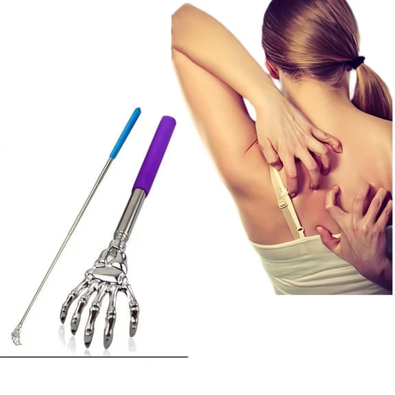 Retractable Back Scratcher - Multifunctional Manual Massage Tool for Itch Relief and Muscle Fatigue