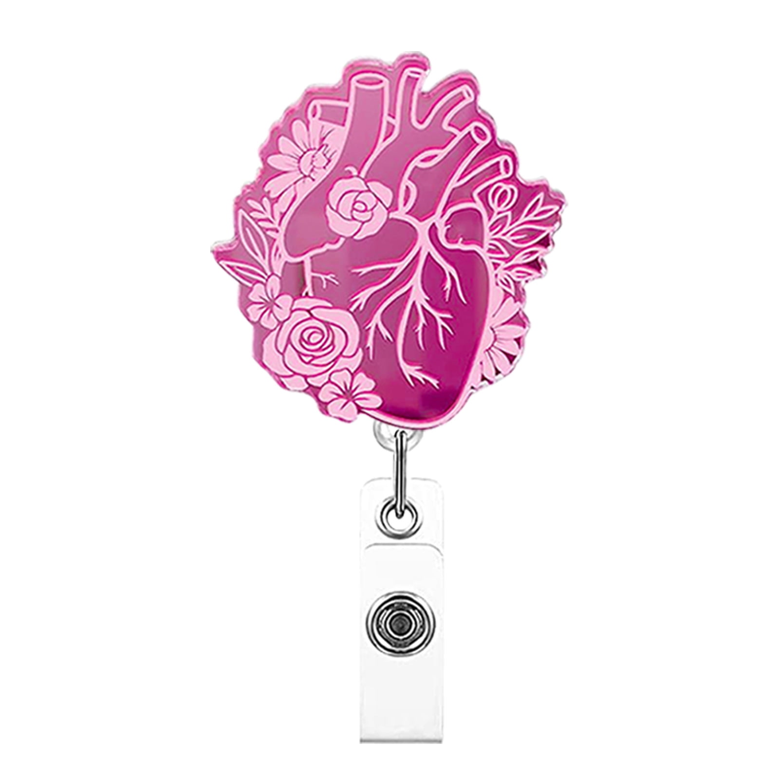 Retractable Badge Buckle Portable Badges Reel ID Badge Clip Novelty