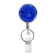 thumbnail image 1 of Retractable Badge Holder Lightweight Badge Reel Card Holder With Key Ring Belt Clip For Teacher Student ID, 1 of 9