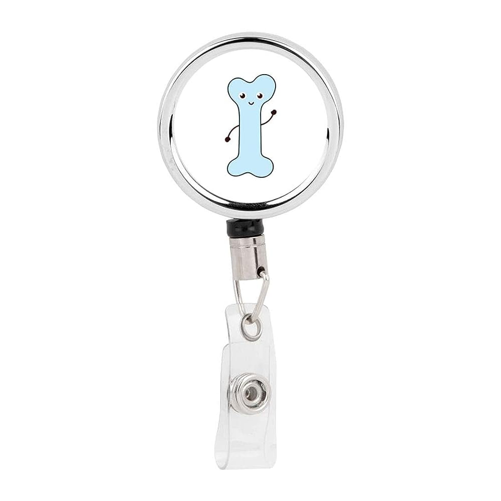 Retractable Badge Holder with Clip, Duty Metal Name Retractable ID Key