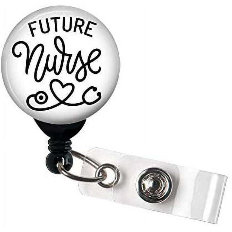Retractable Badge Reel - Future Nurse - Badge Holder Swivel Clip / Student  Nurse / Training 