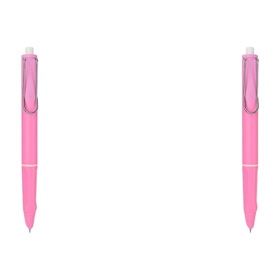 Retractable Ballpoint Pen 0.38Mm, Refillable ink Writing Pen with Gold Nib, Smooth Writing for Daily Office Schol Home Use, Fashion Gradient Color (2 Pack)