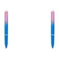thumbnail image 1 of Retractable Ballpoint Pen 0.38Mm, Refillable ink Writing Pen with Gold Nib, Smooth Writing for Daily Office Schol Home Use, Fashion Gradient Color (2 Pack), 1 of 5