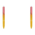 thumbnail image 1 of Retractable Ballpoint Pen 0.38Mm, Refillable ink Writing Pen with Gold Nib, Smooth Writing for Daily Office Schol Home Use, Fashion Gradient Color (2 Pack), 1 of 5