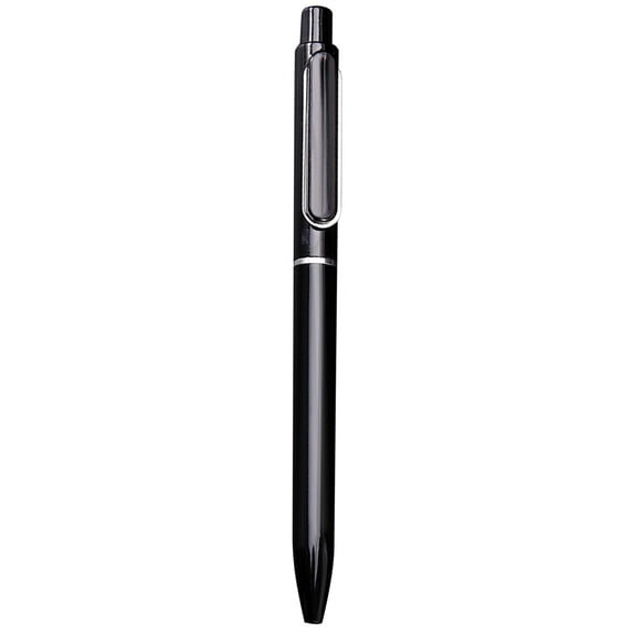 Retractable Ballpoint Pen,0.5mm Black Gel Ink Pens,Medium Point Smooth Writing Quick Drying Rollerball Pen,Plastic Click Pens for Office ,Home,Journaling,Note Taking,Business Meeting,(Black,5.87 in)