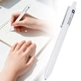thumbnail image 1 of Retractable Ballpoint Pen Black Ink 0.5mm Fine Point Smooth Writing Pens for Note, 1.2ml Large Capacity Journaling Pen, 1 of 9
