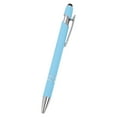 thumbnail image 1 of Retractable Ballpoint Pen Medium Point Black ink Smooth Writing Pens for Journaling No Smear No Bleed,5.63" Smooth Writing Point Pens,Journaling Fine Point Pens Black Barrel Ballpoint Pens,Sky Blue, 1 of 8